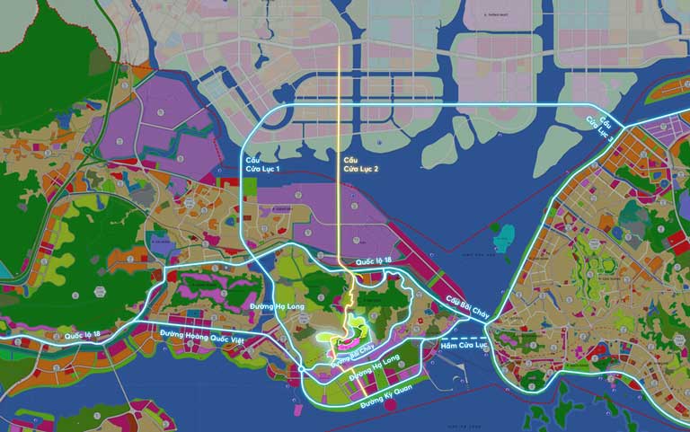 Bản đồ quy hoạch Thành phố Hạ Long