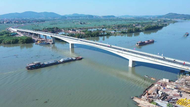 Cầu Triều nối Quảng Ninh và Hải Dương