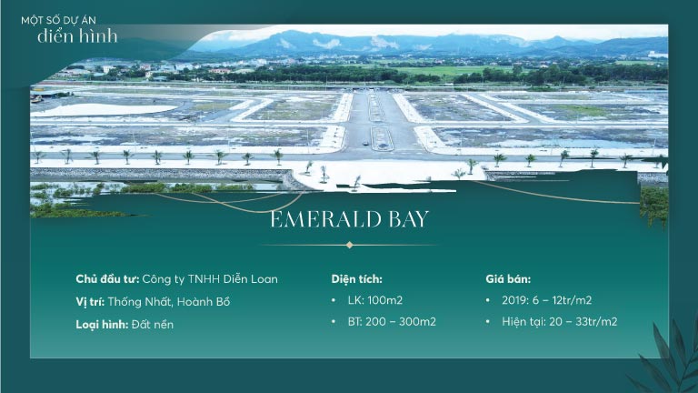 Emerald Bay. Dự án đã tăng 3 đến 4 lần trong 4 năm qua